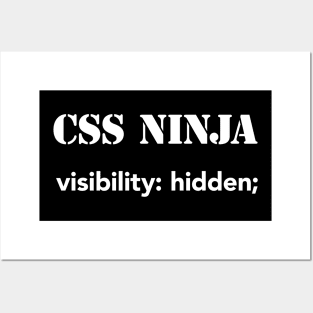 CSS Ninja Posters and Art